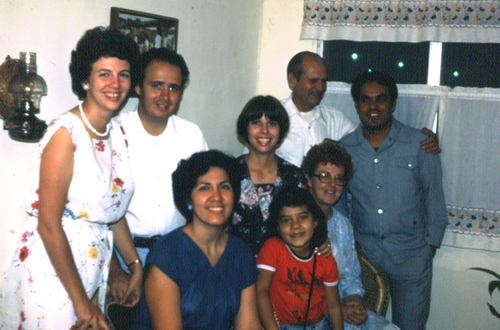 With friends in Machala